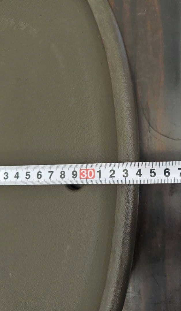 陶器製楕円形盆栽鉢 約47cm× 34cm×4.5cm　薄型・大型盆栽鉢