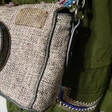 Jamin Puech ジャマンピュエッシュ カメラ テザイン バッグ グレー