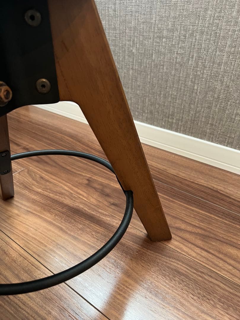 unico VIZ(ヴィズ) スツール サイドテーブル ブラウン 高さ調整可能