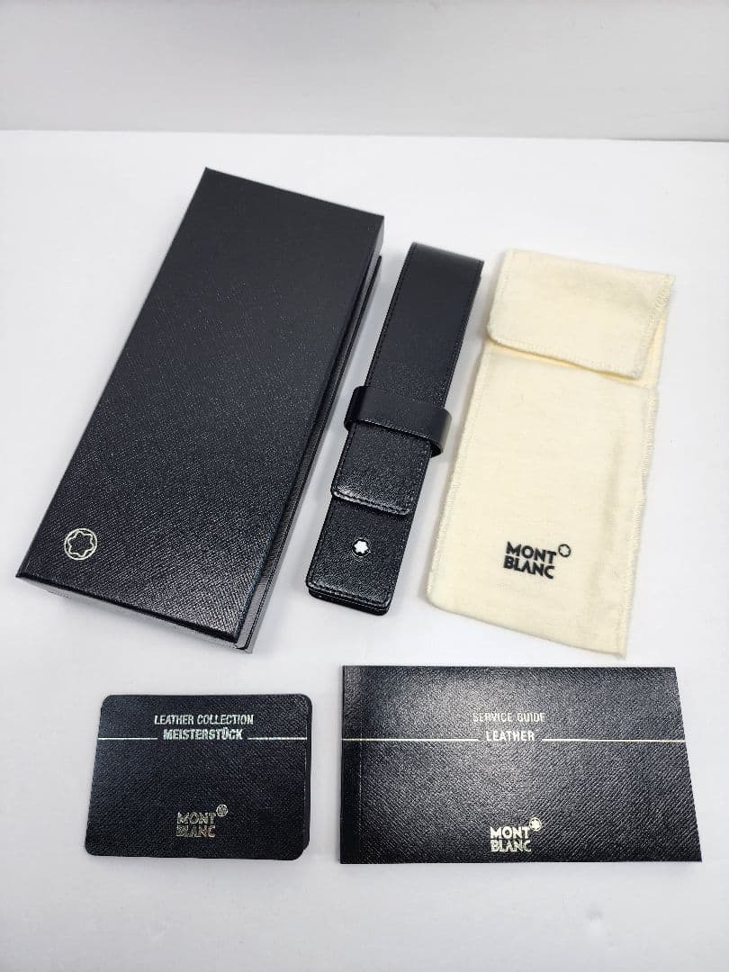 MONTBLANC モンブラン レザー ペンケース ブラック ケース箱有り