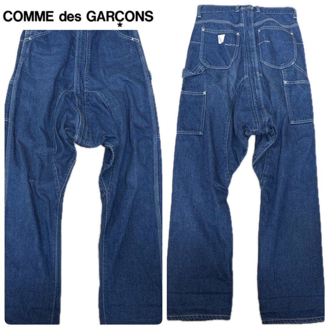 【日本製】コムデギャルソン セパレート デニム ペインター サルエル パンツ 日本製】コムデギャルソン セパレート デニム ペインター サルエル パンツ
