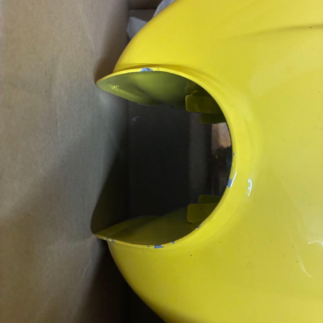 CB400F ガソリンタンク リプレイス品 イエロー スチール製