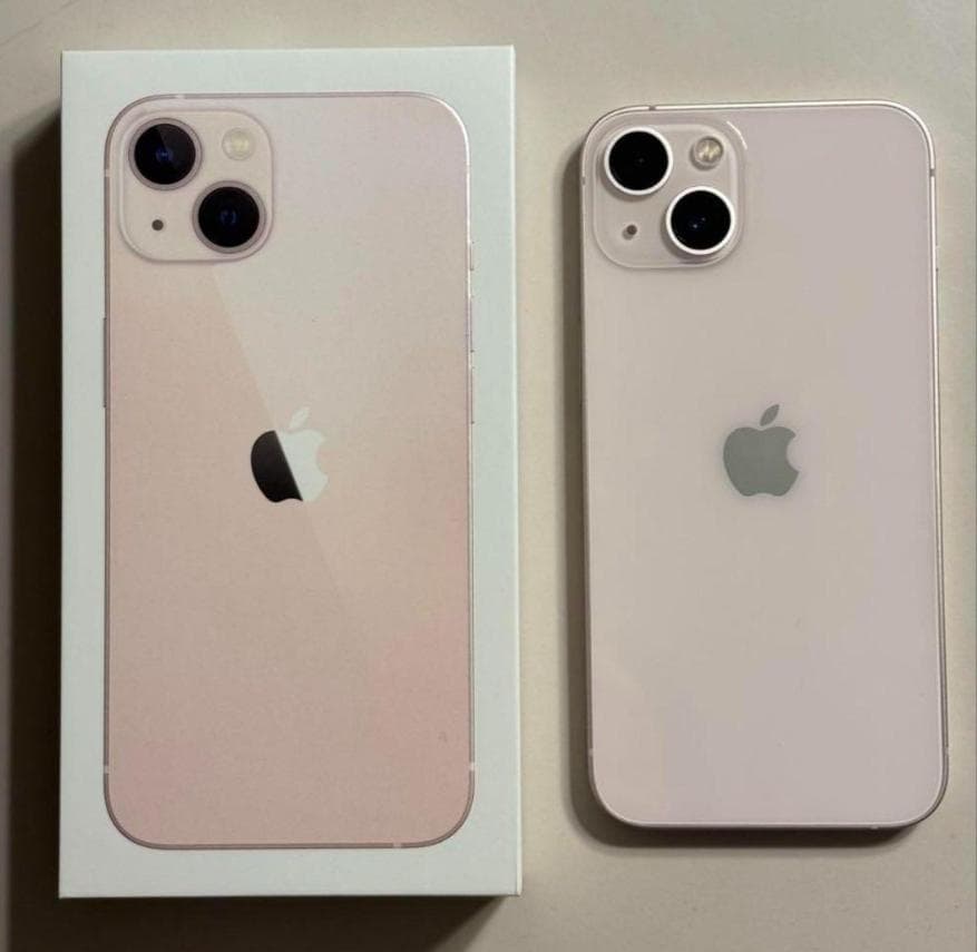 美品 箱付き】iPhone 13 128GB SIMフリー ピンク iPhone 13 mini