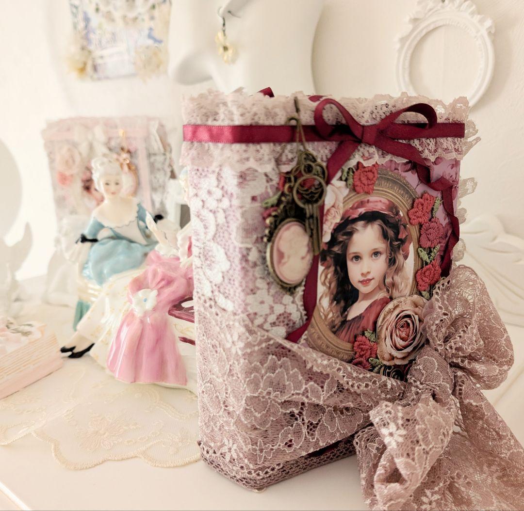 薔薇とレースのビクトリアンスィートジャンクジャーナル*Serenity*