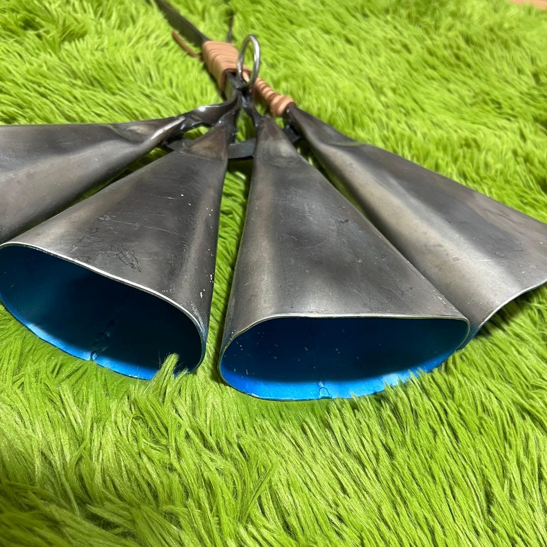 タイムセール】アゴゴ 4連 Kalango ブラジルパーカッション サンバ楽器