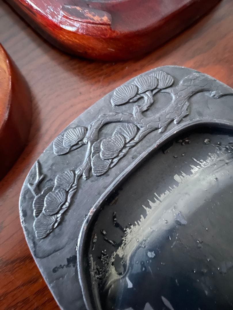 中国製 唐木箱 端渓硯 端渓石 - メルカリ