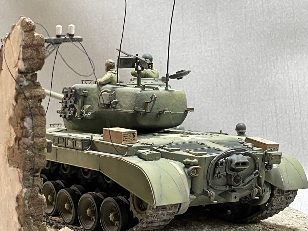 ご依頼品】 1/35 US M26パーシングと兵士