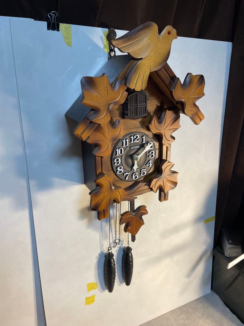 CITIZEN 鳩時計 4MJ234-B 昭和レトロ 高級クォーツ 壁掛け時計