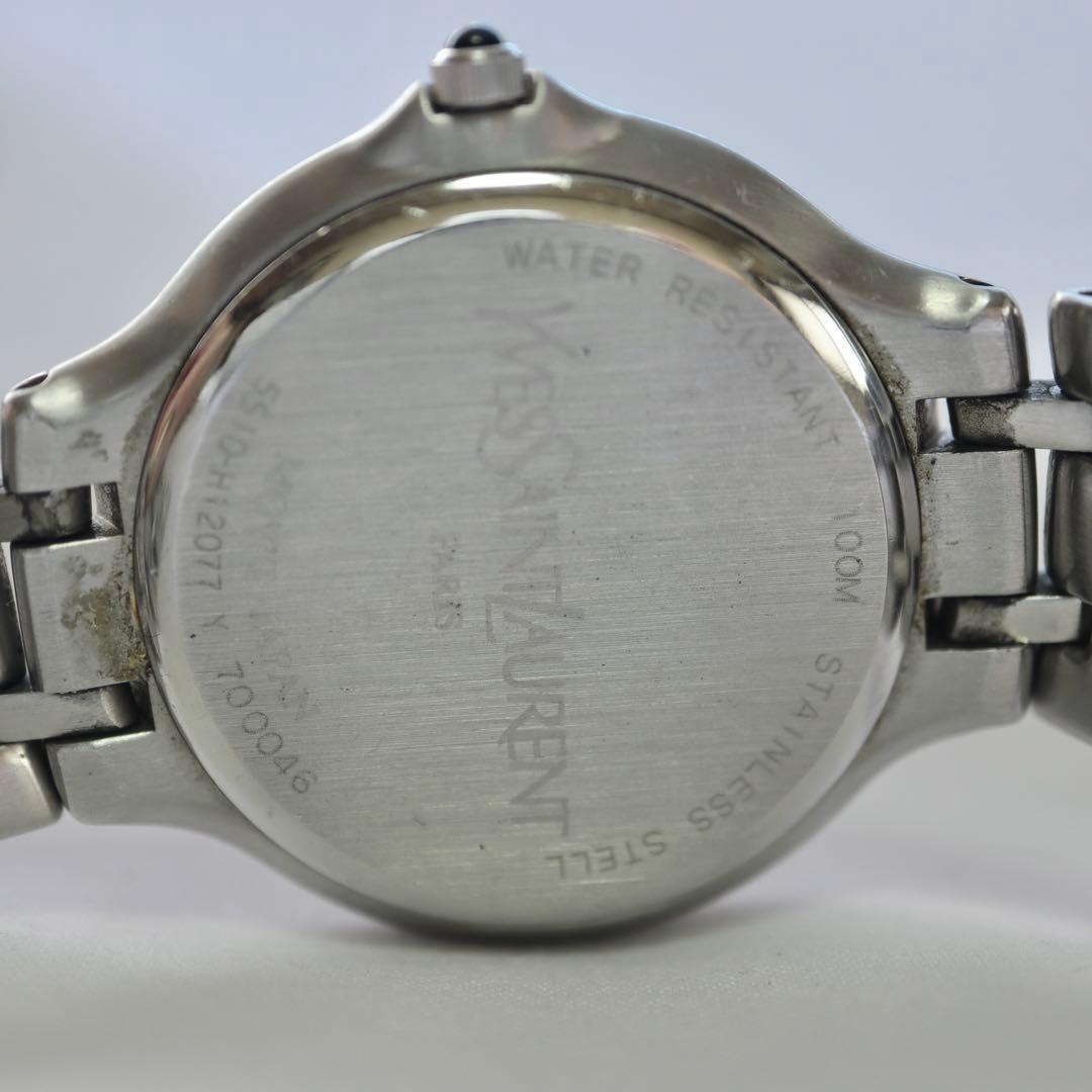 Yves Saint Laurent ローマンベゼル シルバー 腕時計 1362