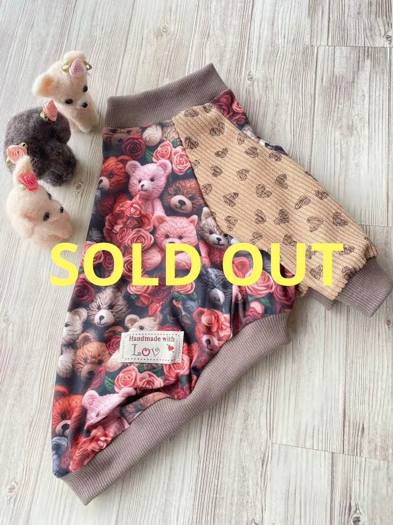 犬服 ラグラン(M) ꒡̈⃝Lily꒡̈⃝ハンドメイド 在庫処分品