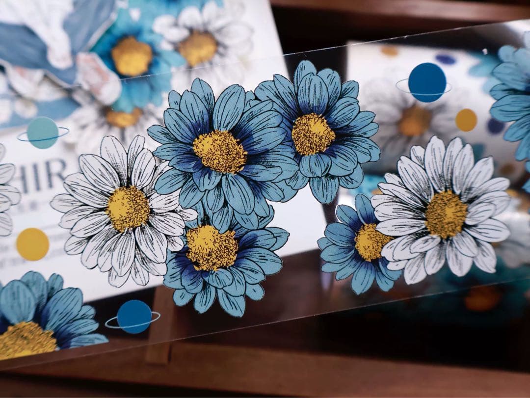 壹洱原创《梵高花园》海外マスキングテープ　マステ 【2555】