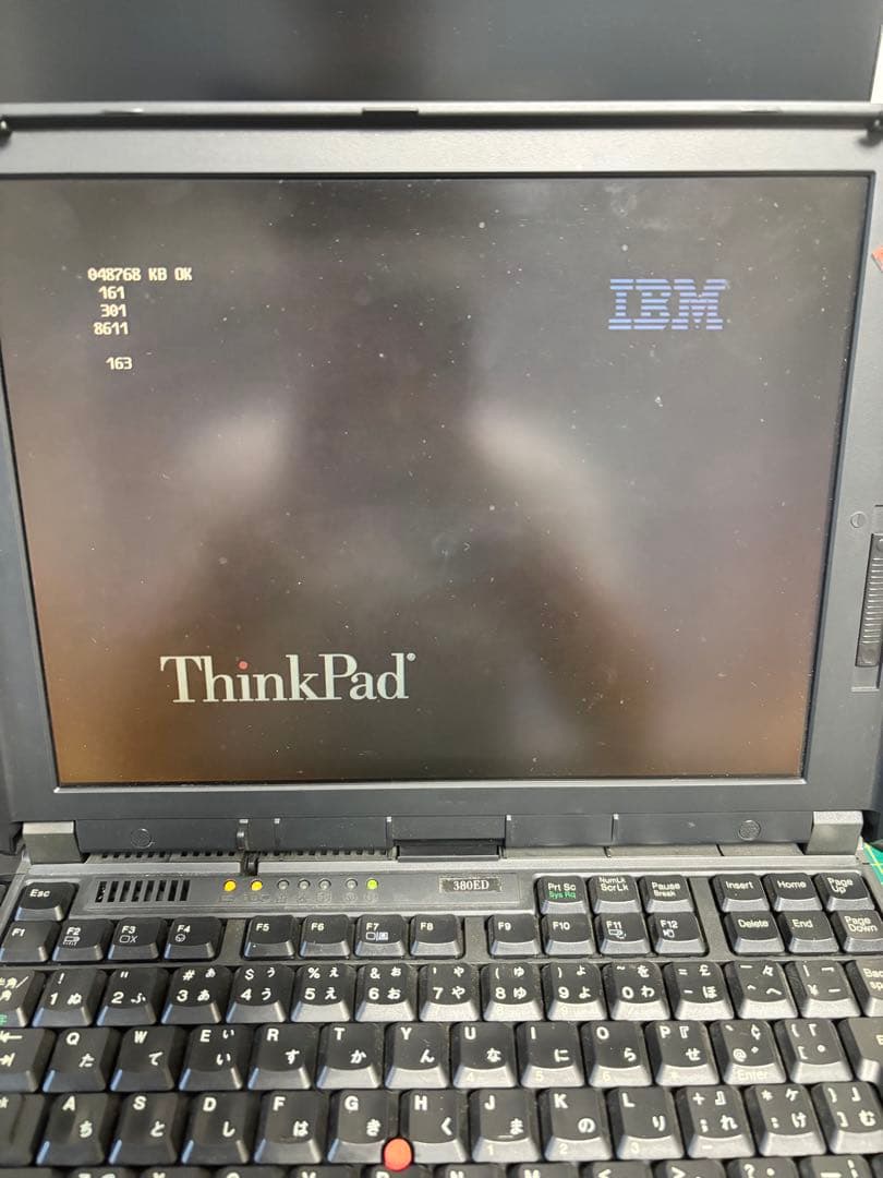 美品 IBM Thinkpad 380ED type 2635 通電確認済み