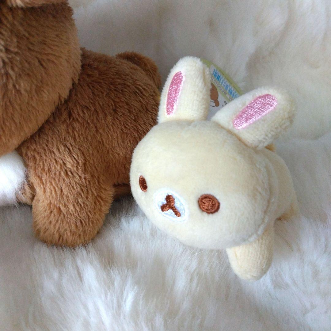 リラックマキャラバン　うさぎ　チャイロイコグマ　あつめてぬいぐるみ　リラックマ