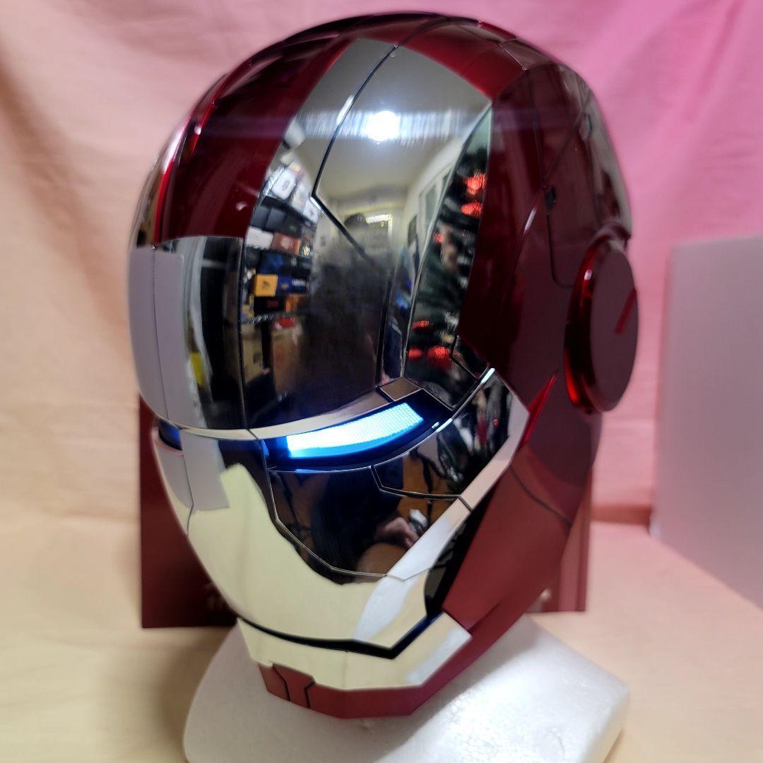 【アイアンマン】最新モデル 音声自動開閉マスク LED マーク5 ヘルメット