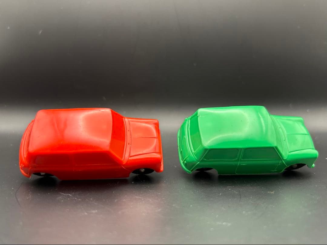 GALANITE スエーデン製　ガラニテ　ソフビ製　ミニクーパー　4台　ミニカー