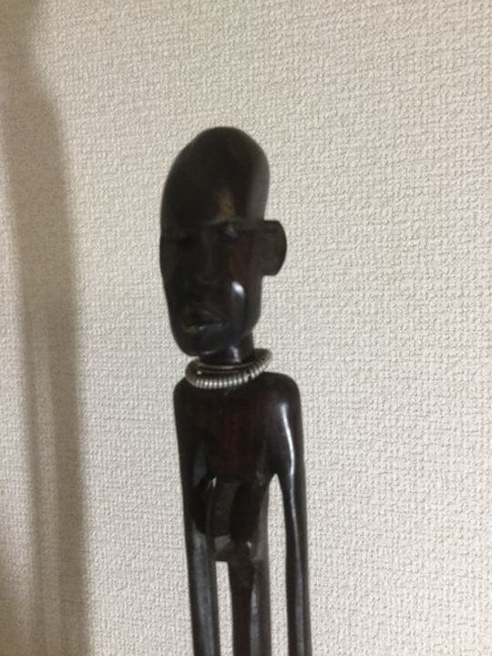 アフリカ ケニア マサイ族 手彫り 置物｜アフリカンアートフィギュア