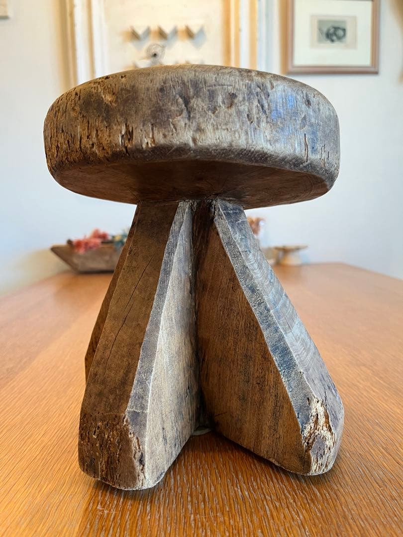 【JL】 セヌフォスツール トンガ族スツール アフリカスツール