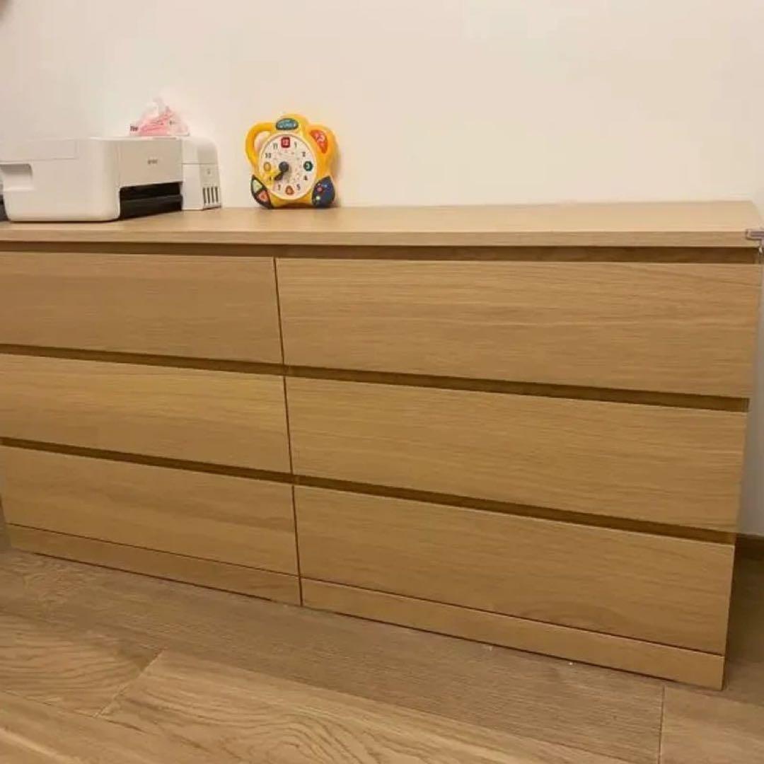 引取or着払い】IKEA MALM マルム チェスト シェルフ 家具