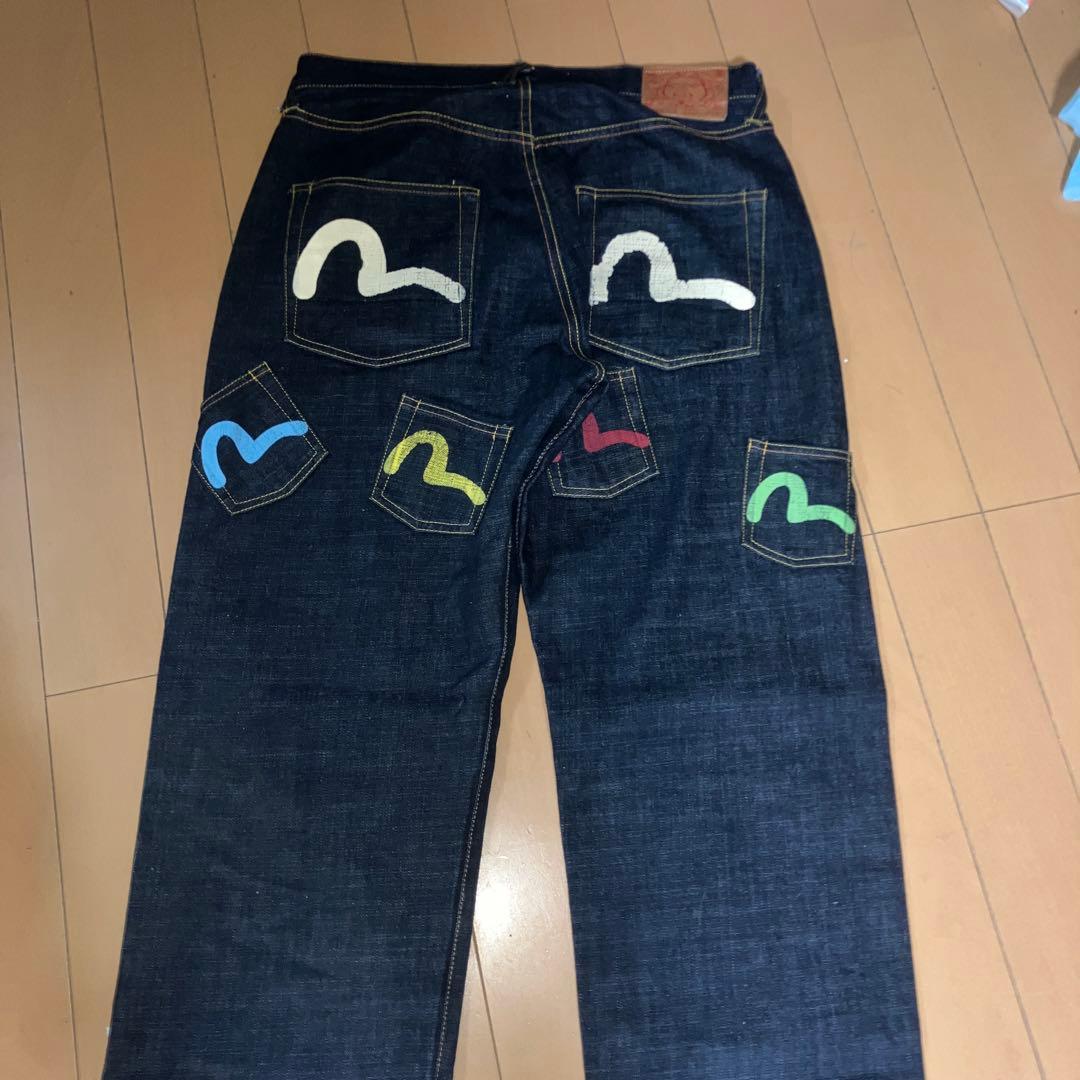 超希少 EVISU エヴィス デニム メニーポケット 大黒 太カモメ ジーンズ