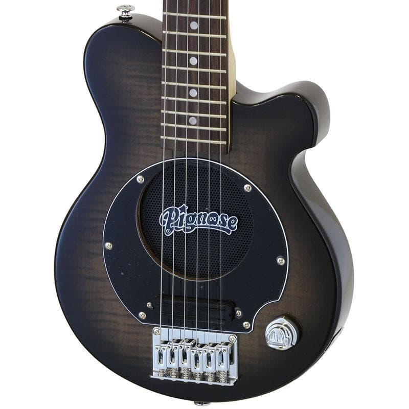 Pignose アンプ内蔵 ミニエレキギター PGG-200FM SBK