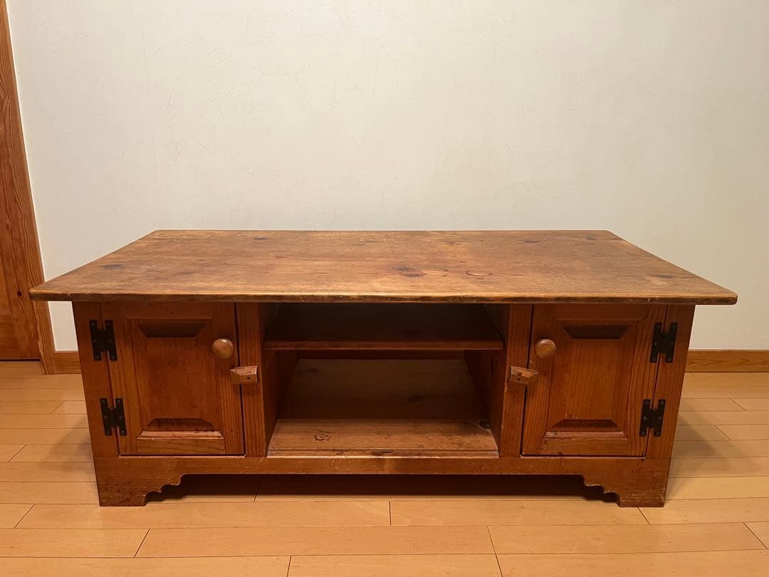 ⭐︎かんざし太郎⭐︎ 天然木　リビングテーブル　ハンドメイド　カントリー家具 occ-01-na-ring008.jpg