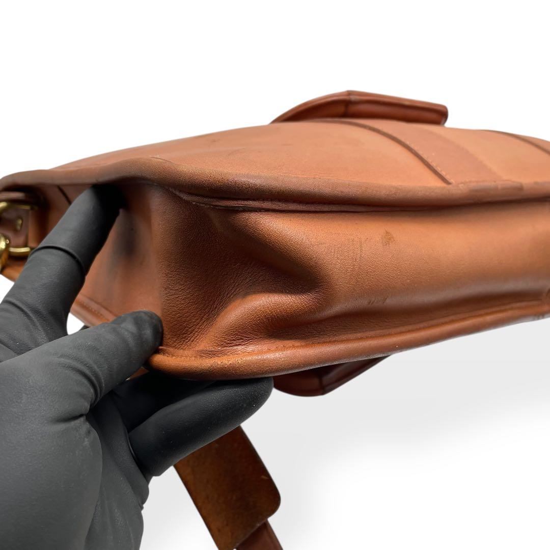 美品　希少　COACH　オールドコーチ　2way ブリーフケース　USA製　茶