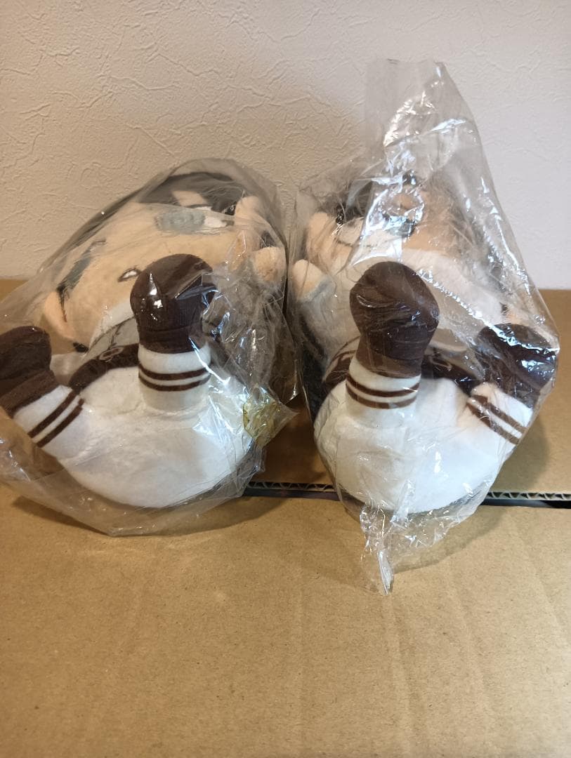 【新品】進撃の巨人 ちみキャラぬいぐるみ お掃除 リヴァイ＆エレン 2体セット