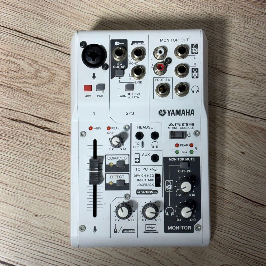 ヤマハ YAMAHA AG03 ミキシングコンソール C - メルカリ