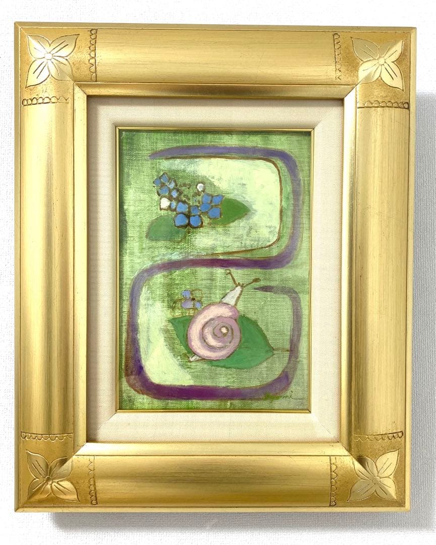 油彩 肉筆画 児島裕子 白い花の静物 油絵