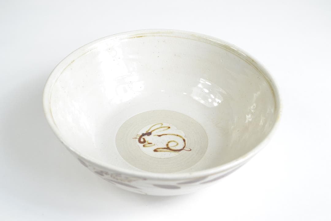 茶道具　絵高麗鉢　　五代　清水　六兵衛造