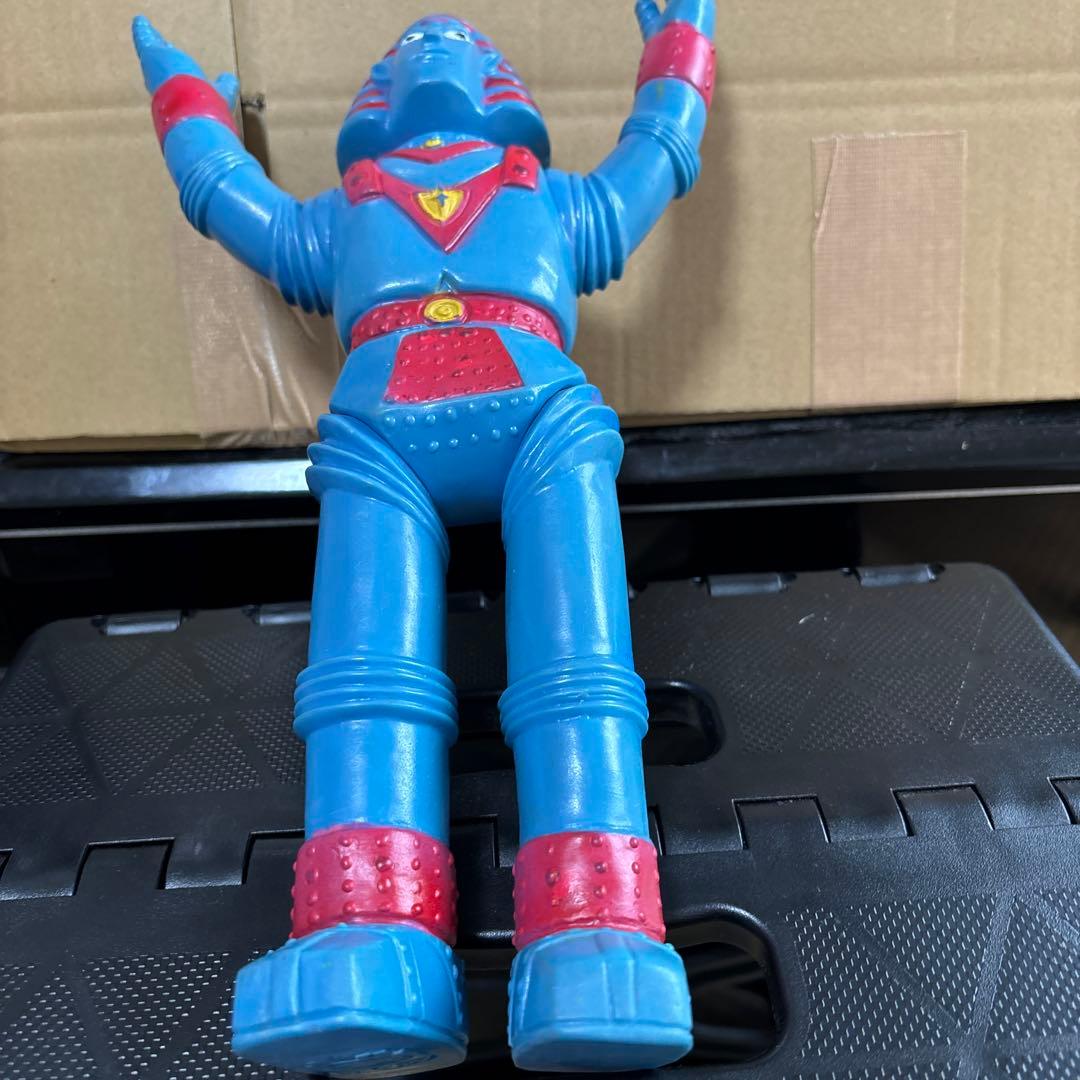 ジャイアントロボ　ブルマァク 昭和46年頃 当時物　ソフビ　29CM 東映