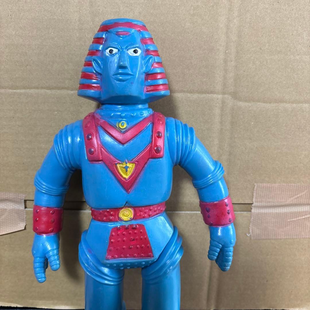 ジャイアントロボ　ブルマァク 昭和46年頃 当時物　ソフビ　29CM 東映