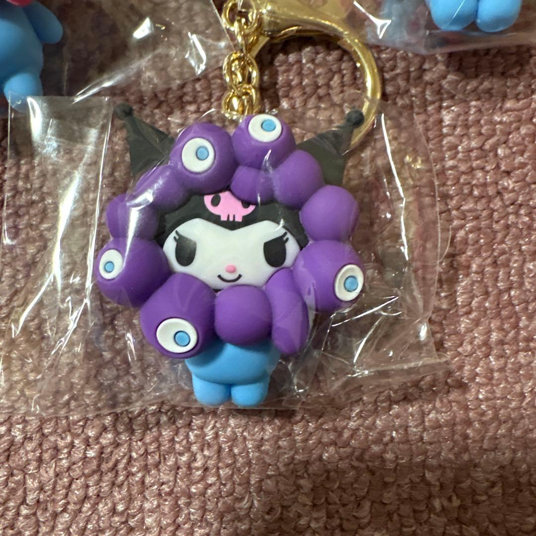 ミャクミャクサンリオ 立体マスコットカラーキーホルダー 5種セット