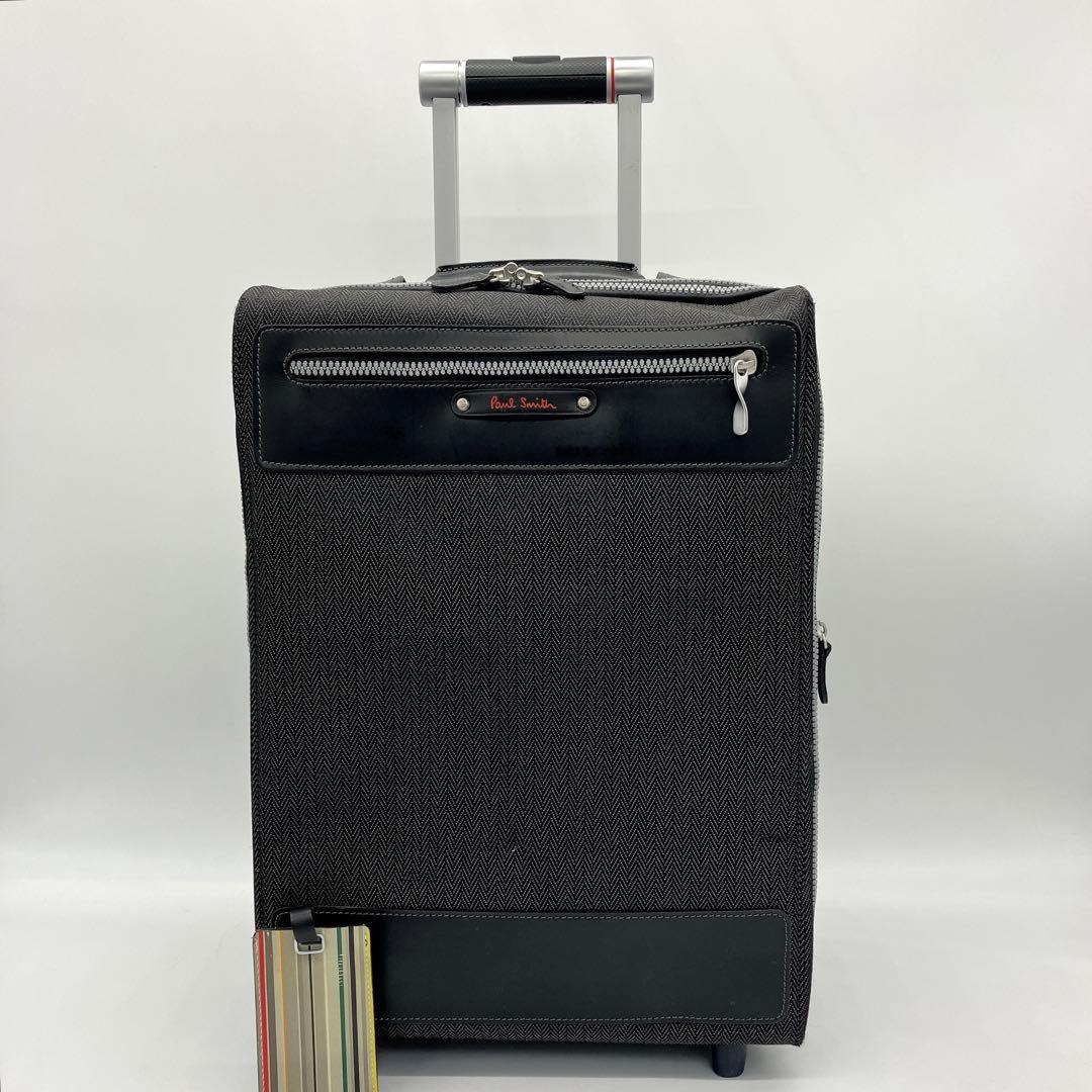 Paul Smith】キャリーケース 2輪キャスター ヘリンボーン柄 - メルカリ
