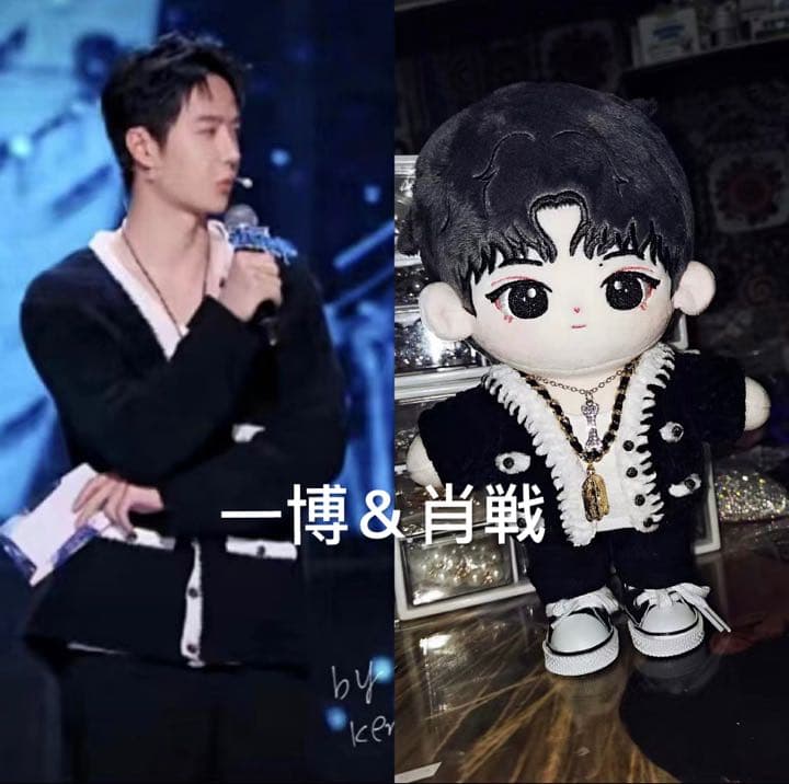 ご確認用 王一博 ぬいぐるみ 20cm お洋服 着せ替え ハンドメイド 受付