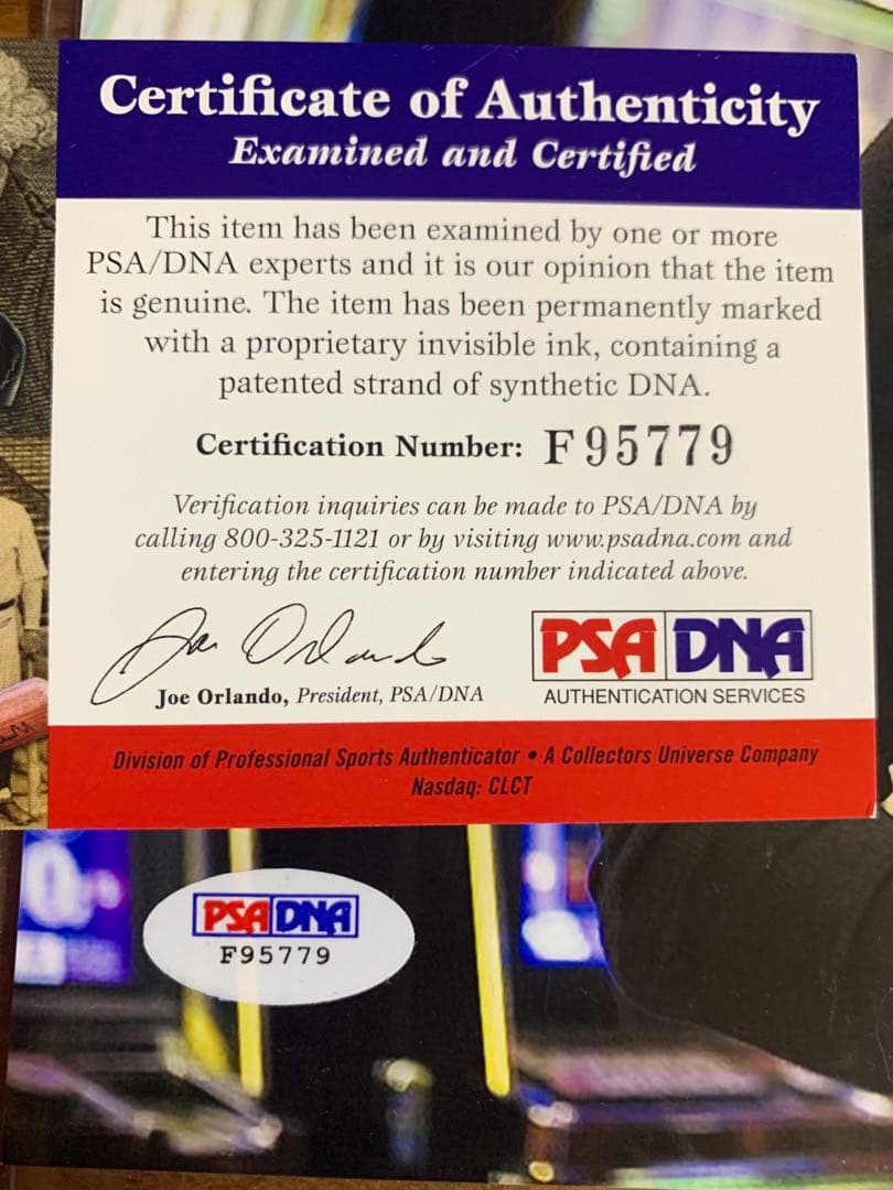 鑑定済 ジョージクルーニー 直筆サイン PSA/DNAオーシャンズ Auto