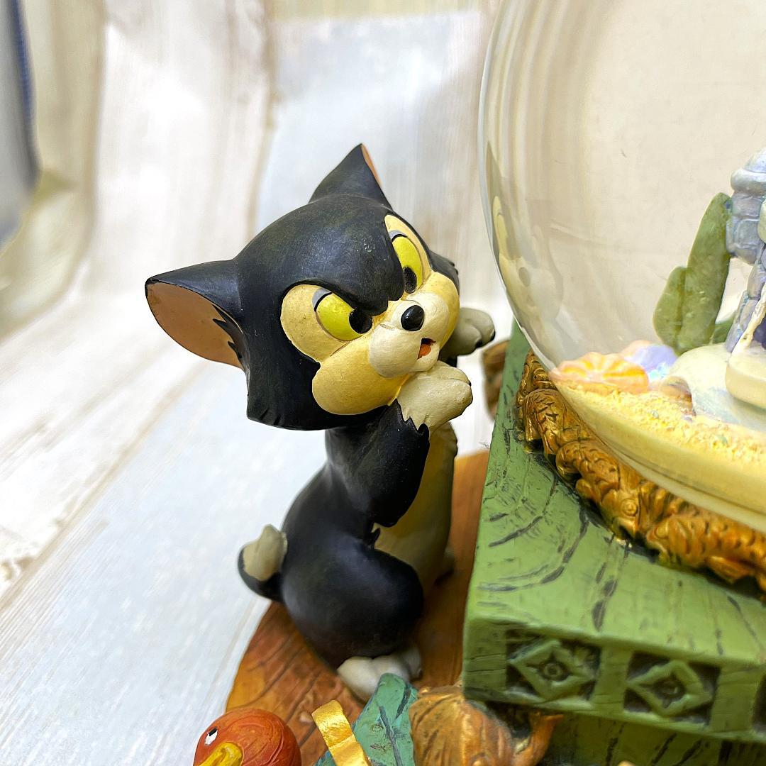 レア★ピノキオ フィガロ★スノーグローブ スノードーム フィギュア オルゴール