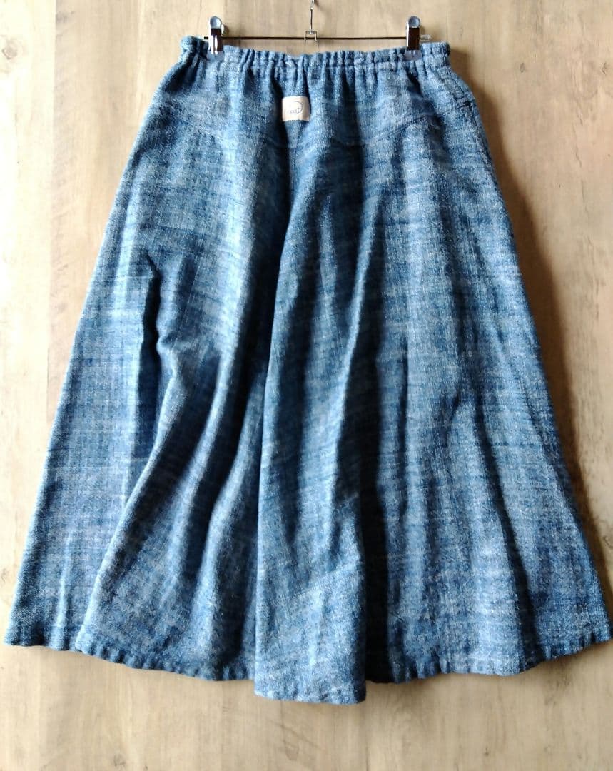 うさとの服　スカート　藍染　usaato