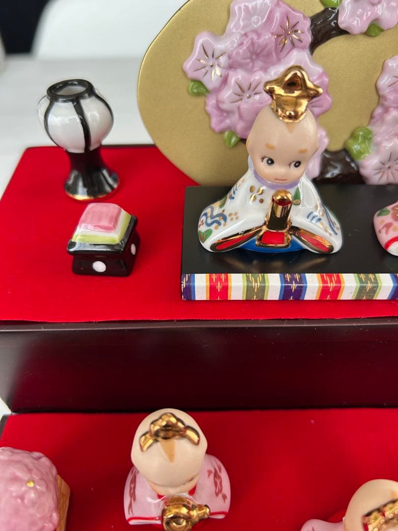 キューピー　お雛様3段かざり ローズオニール　加藤工芸