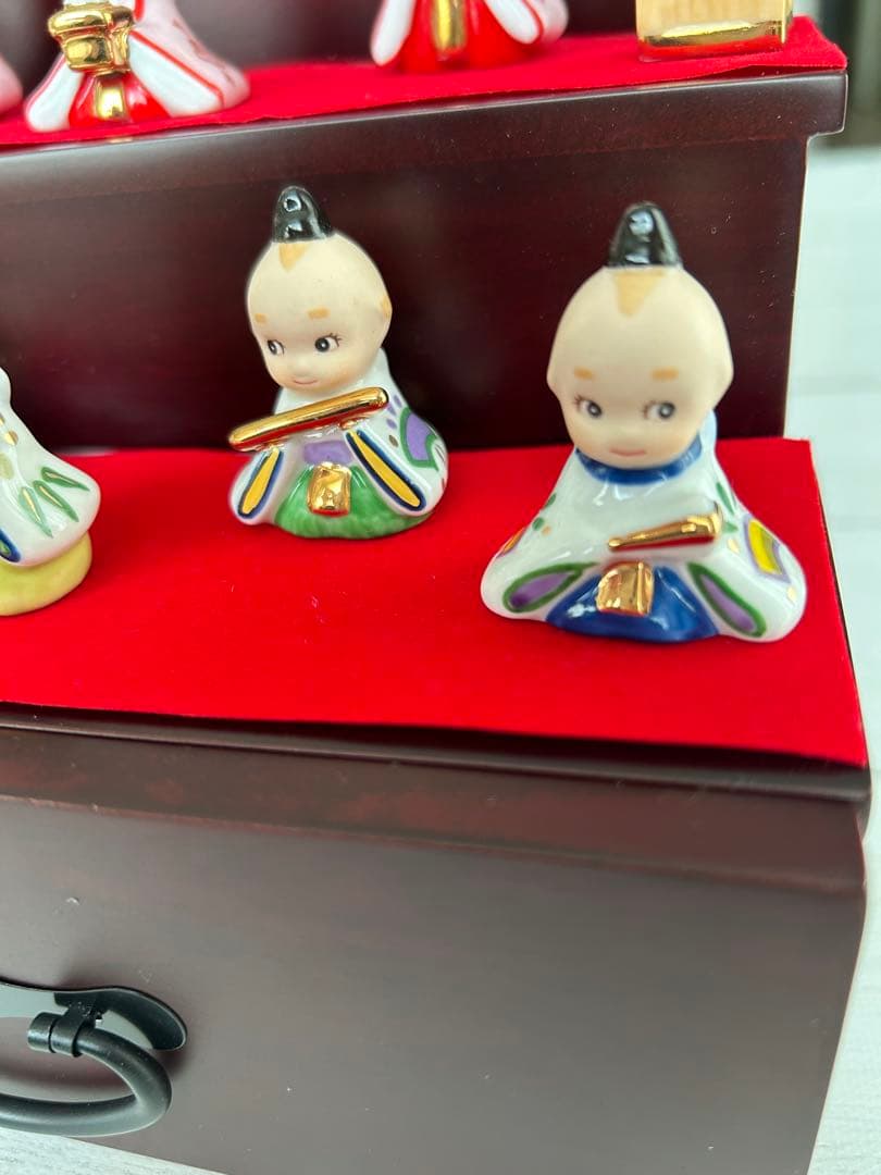 キューピー　お雛様3段かざり ローズオニール　加藤工芸