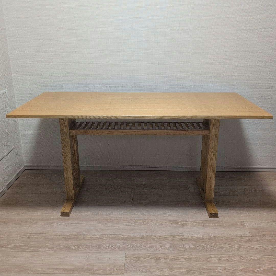 【処分価格】ACTUS ダイニングテーブル天然木(アッシュ)