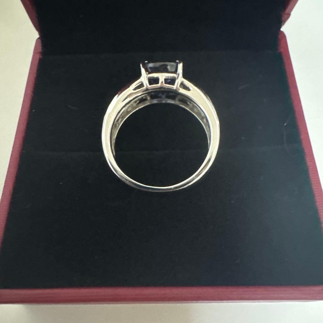 タンザナイト2.53ct ダイヤモンド0.36ct　pt900 リング　12号