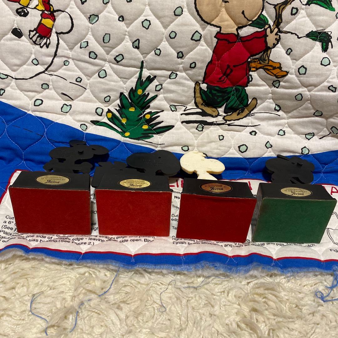 【激レア】ビンテージ　 AVIVA トロフィー スヌーピー　4体セット