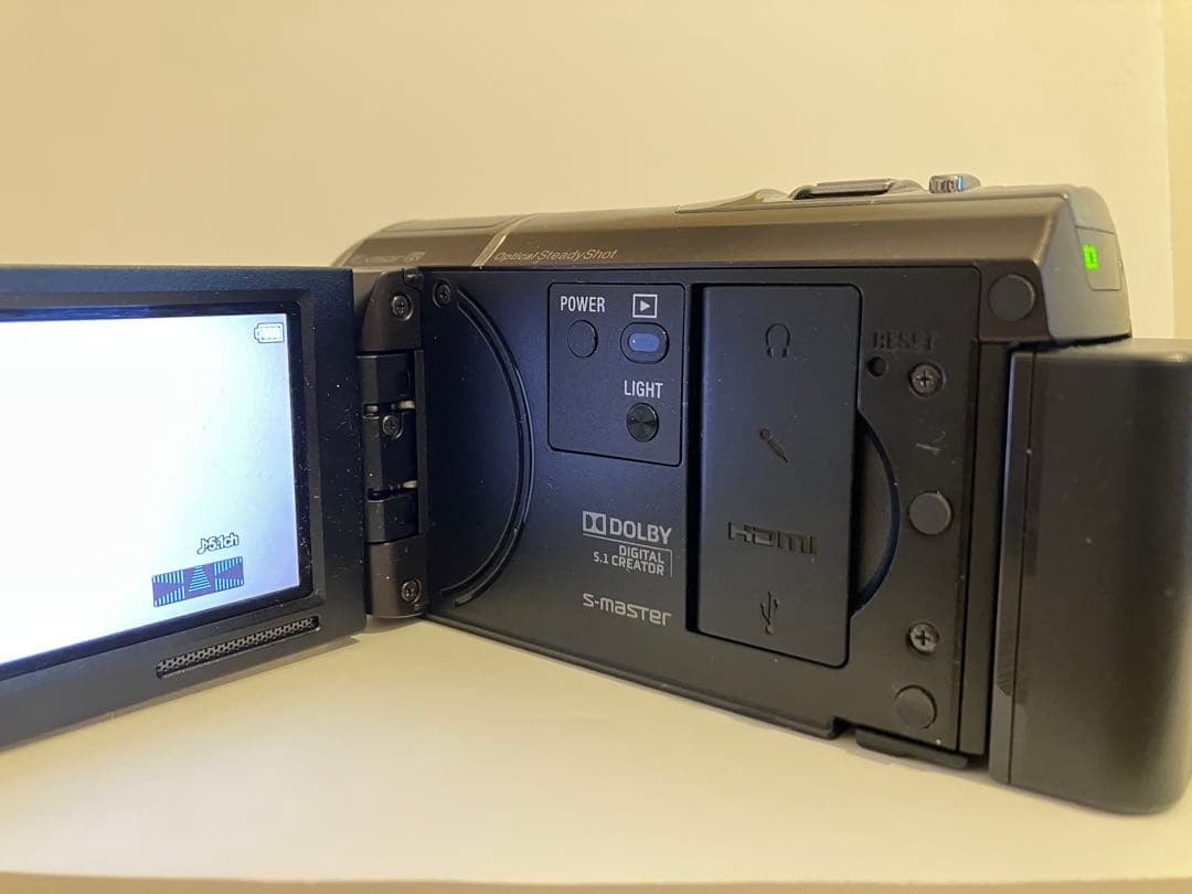 【美品・完動】SONY HDR-CX590 ビデオカメラ本体バッテリー付属