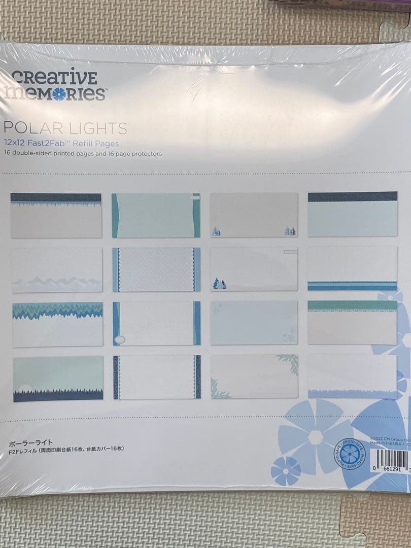 クリエイティブメモリーズ F2F台紙(カバー付き)&スティッカー