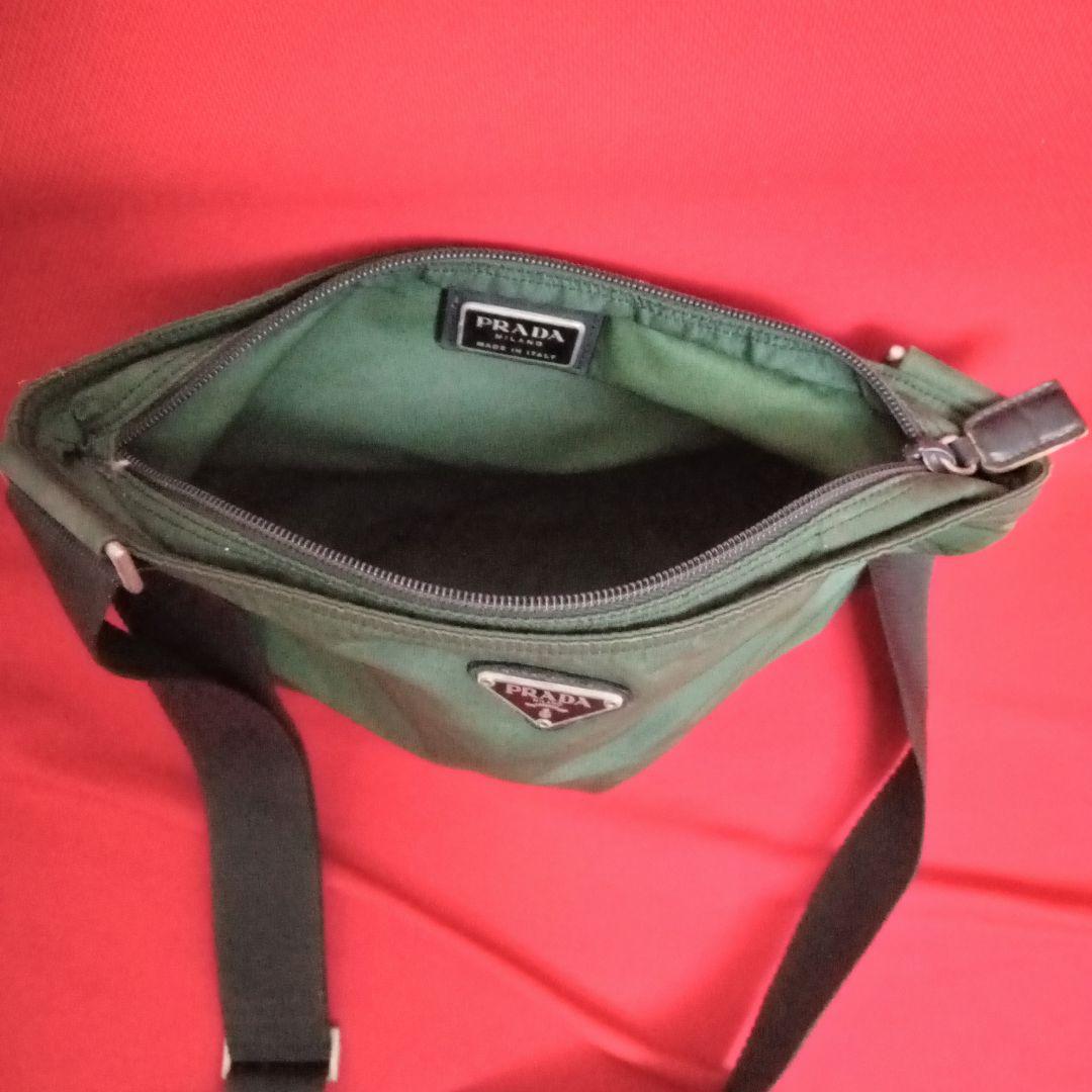 【GREENLAND】PRADA　プラダ　ショルダーバッグ　モスグリーン
