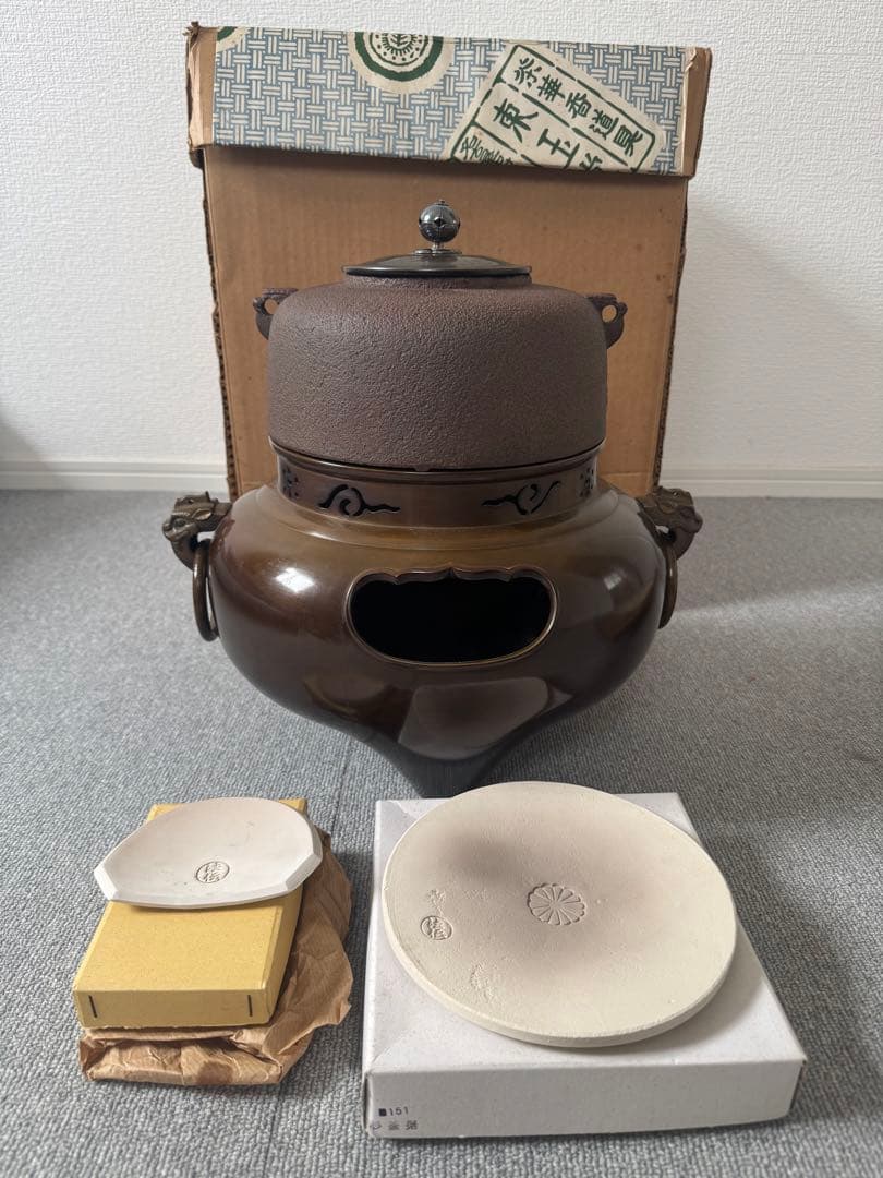 九谷焼 布袋尊 5体セット 高さ約30cm/約26cm 縁起物 置物