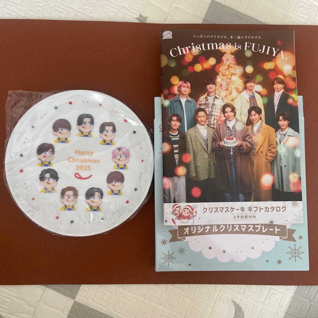 不二家 SnowManオリジナルクリスマスプレート ケーキカタログ - メルカリ