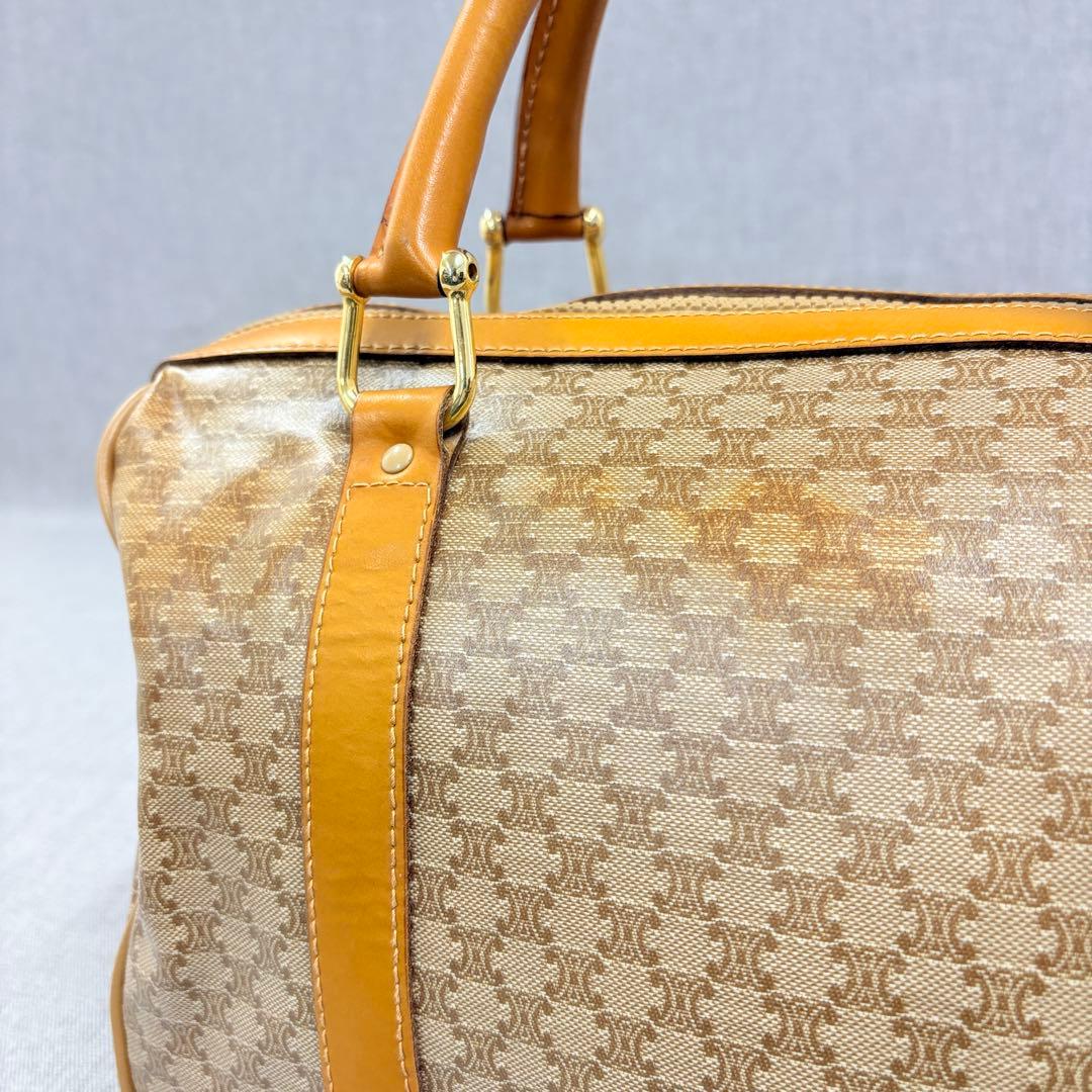 CELINE セリーヌ マカダム トリオンフ ハンドバッグ ミニボストン PVC