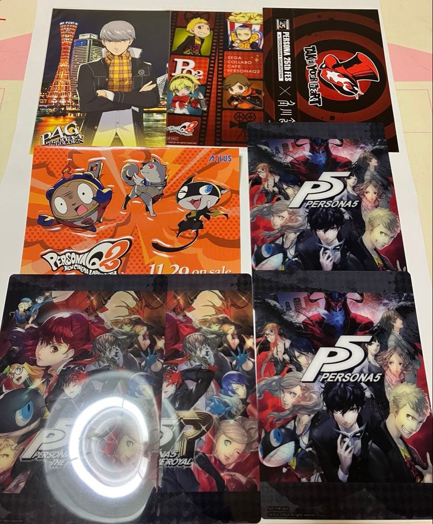 ペルソナ5 他 ポスカ、コースター類